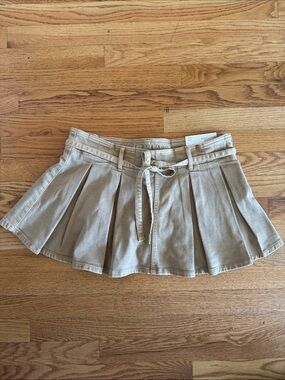 New! American Eagle Outfitters Pleated Mini Skort Stretch 8 29W mid-rise